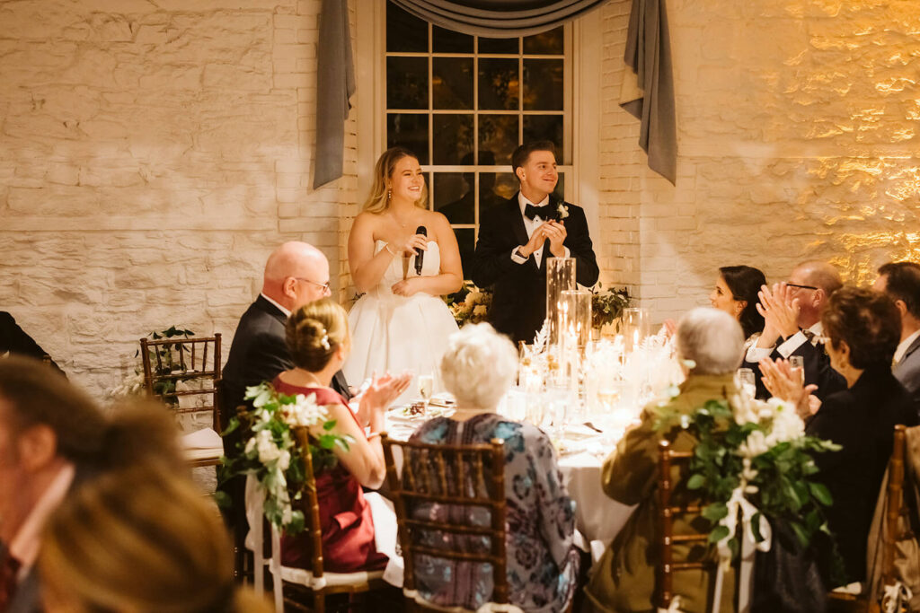 Reception at the Stone Mill in the New York Botanical Gardens. Photo by OkCrowe Photography.