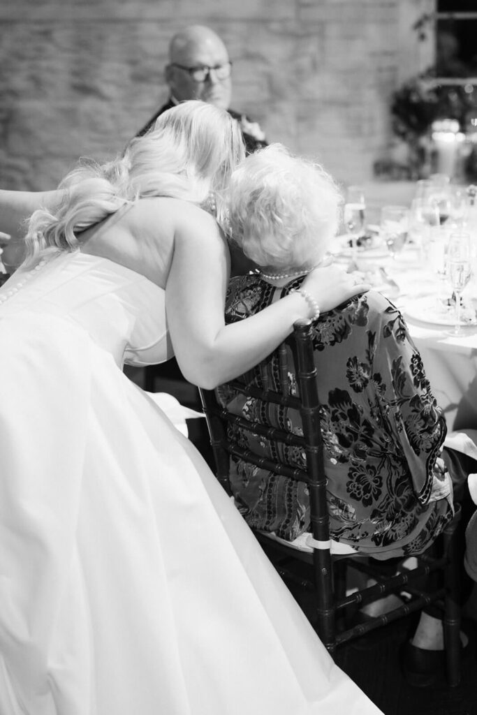 Reception at the Stone Mill in the New York Botanical Gardens. Photo by OkCrowe Photography.