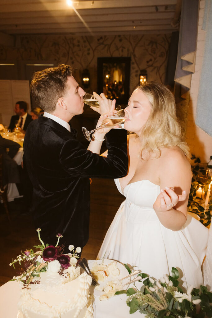 Reception at the Stone Mill in the New York Botanical Gardens. Photo by OkCrowe Photography.