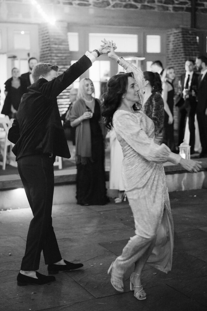 Reception at the Stone Mill in the New York Botanical Gardens. Photo by OkCrowe Photography.