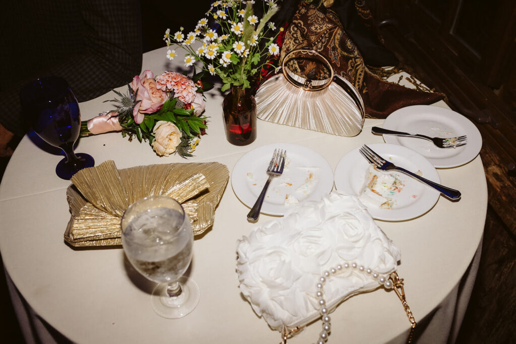 Wedding reception at Rat's Resaurant at the Daydream sculpture Grounds for Sculpture. Photo by OkCrowe Photography. 