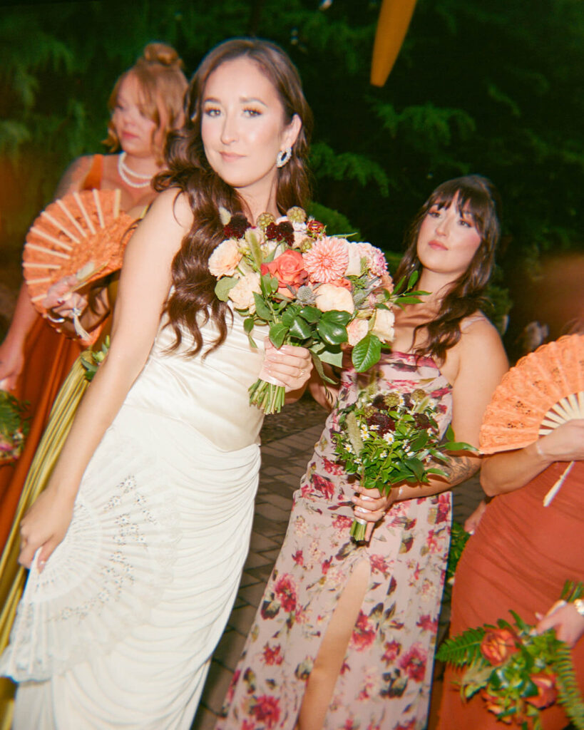 Bridal party getting ready at Grounds for Sculpture. Photo by OkCrowe Photography. 