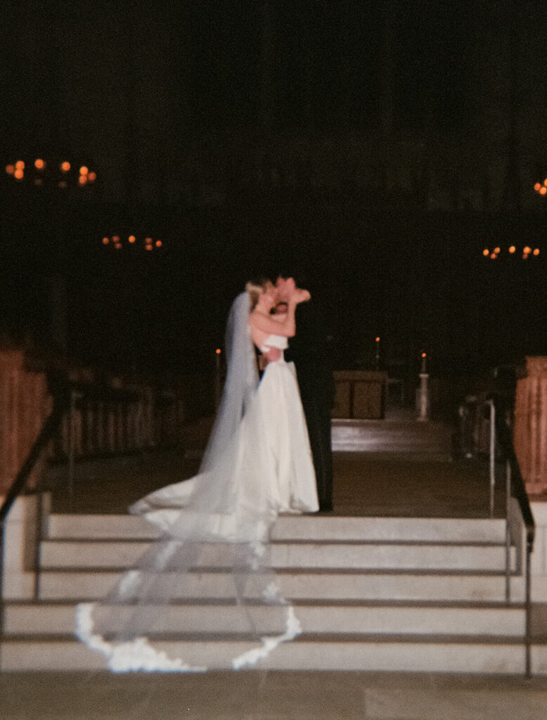 Wedding ceremony at the Princeton University Chapel. Photo by OkCrowe Photography.