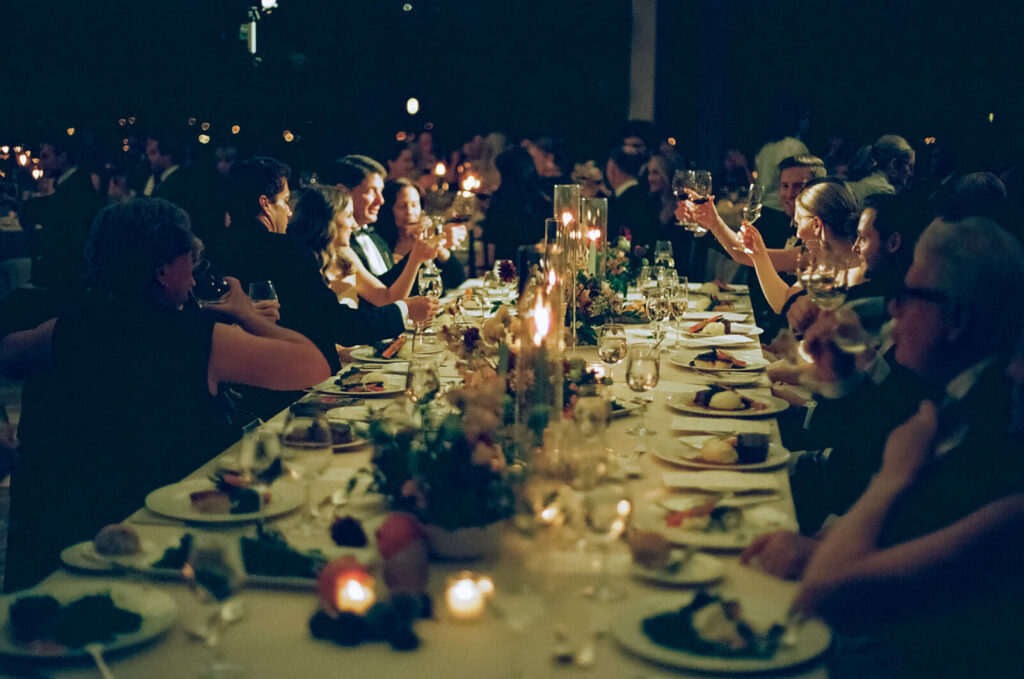 Wedding reception at TPC Jasna Polana. Photo by OkCrowe Photography.