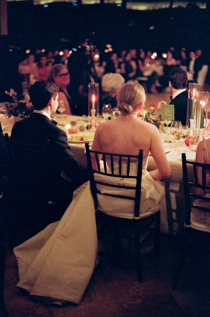 Wedding reception at TPC Jasna Polana. Photo by OkCrowe Photography.