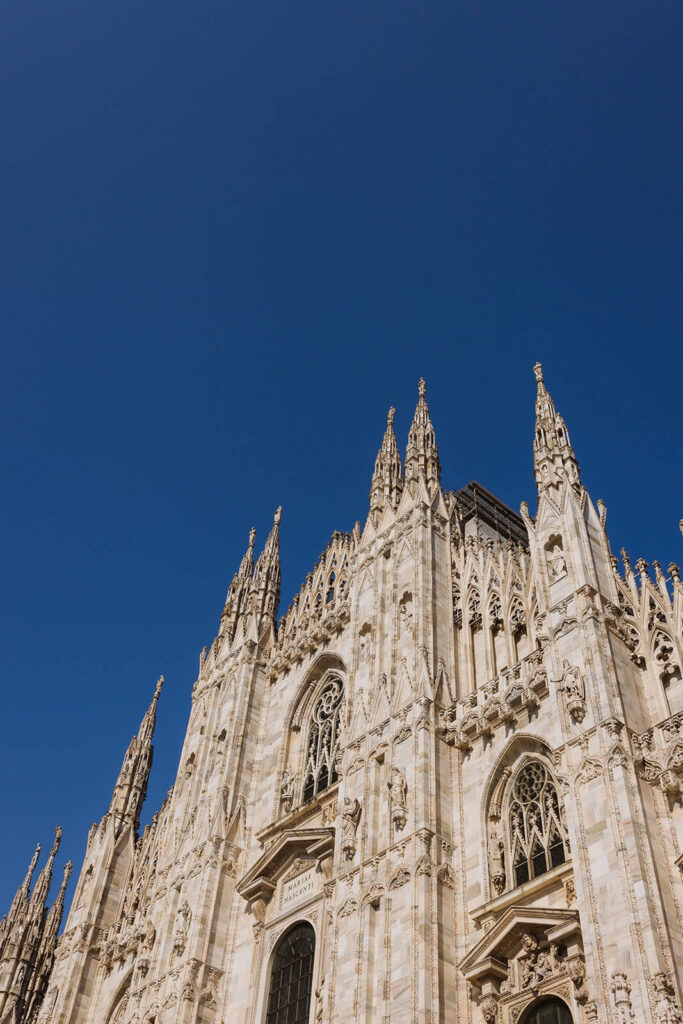 Sightseeing and shopping in Milan. Photo by OkCrowe Photography. 