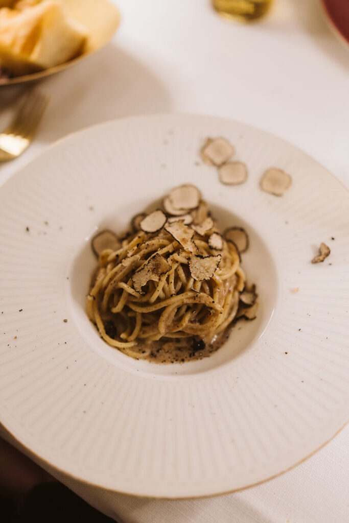 Dinner in Milan. Photo by OkCrowe Photography. 