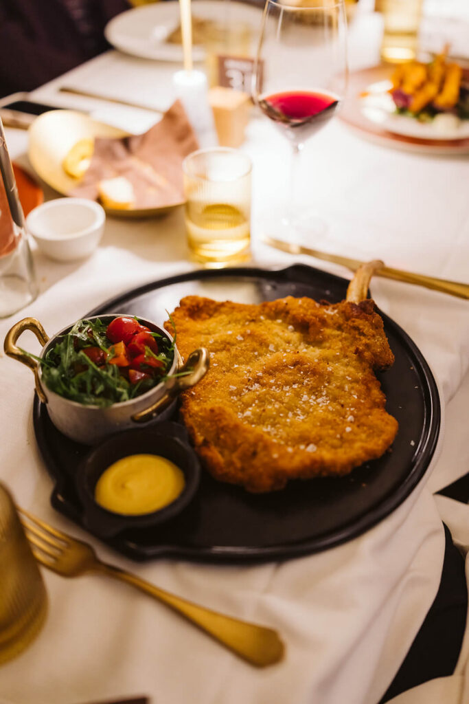 Dinner in Milan. Photo by OkCrowe Photography. 