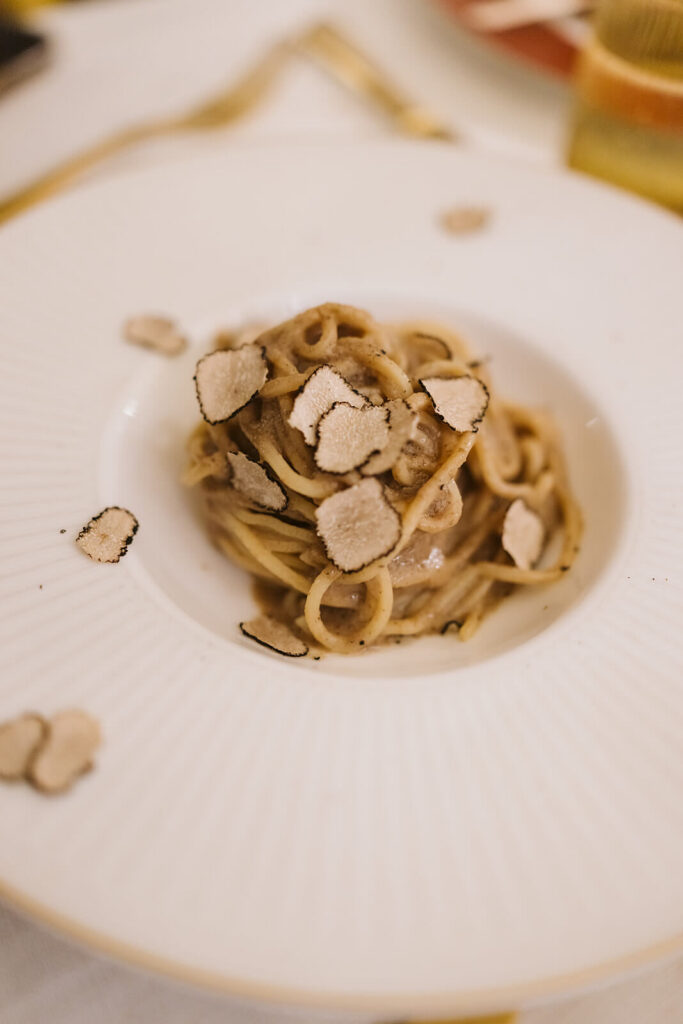 Dinner in Milan. Photo by OkCrowe Photography. 