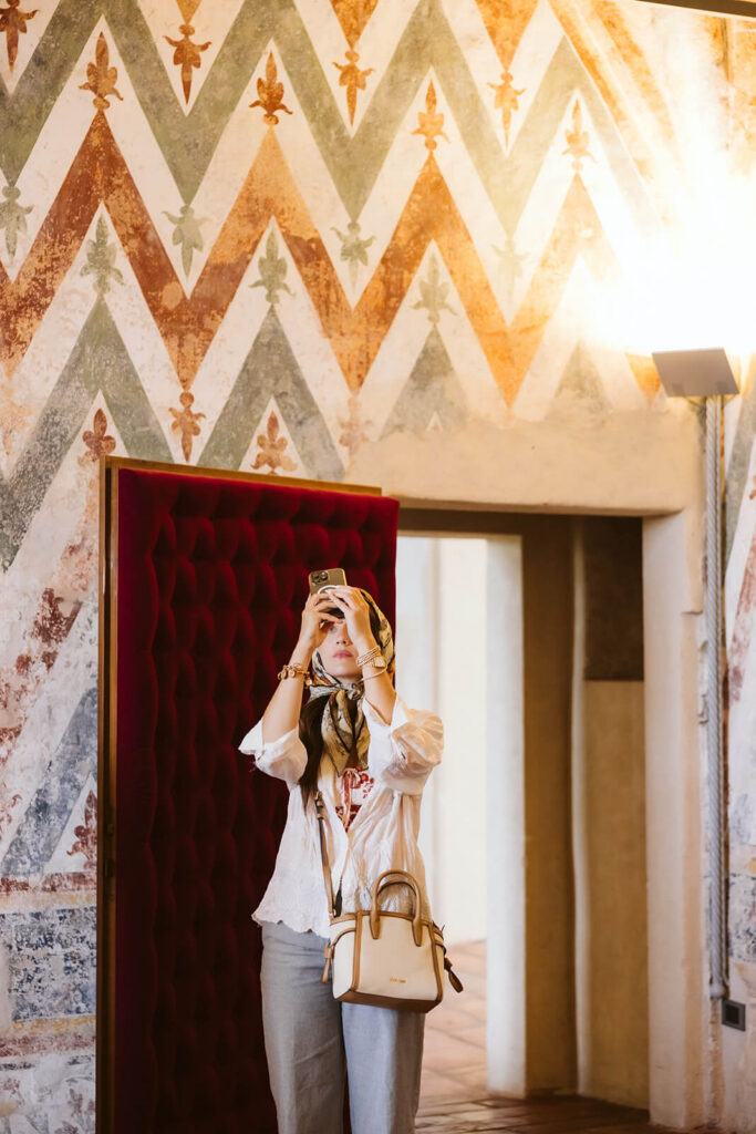 Tour of the Castello Visconteo venue. Photo by OkCrowe Photography.