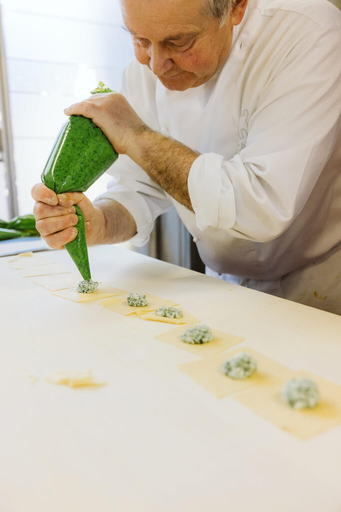 Pasta making class with Castello’s head chef, Paolo. Photo by OkCrowe Photography.