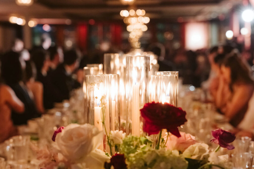 Wedding reception at the Mansion at Oyster Bay. Photo by OkCrowe Photography.