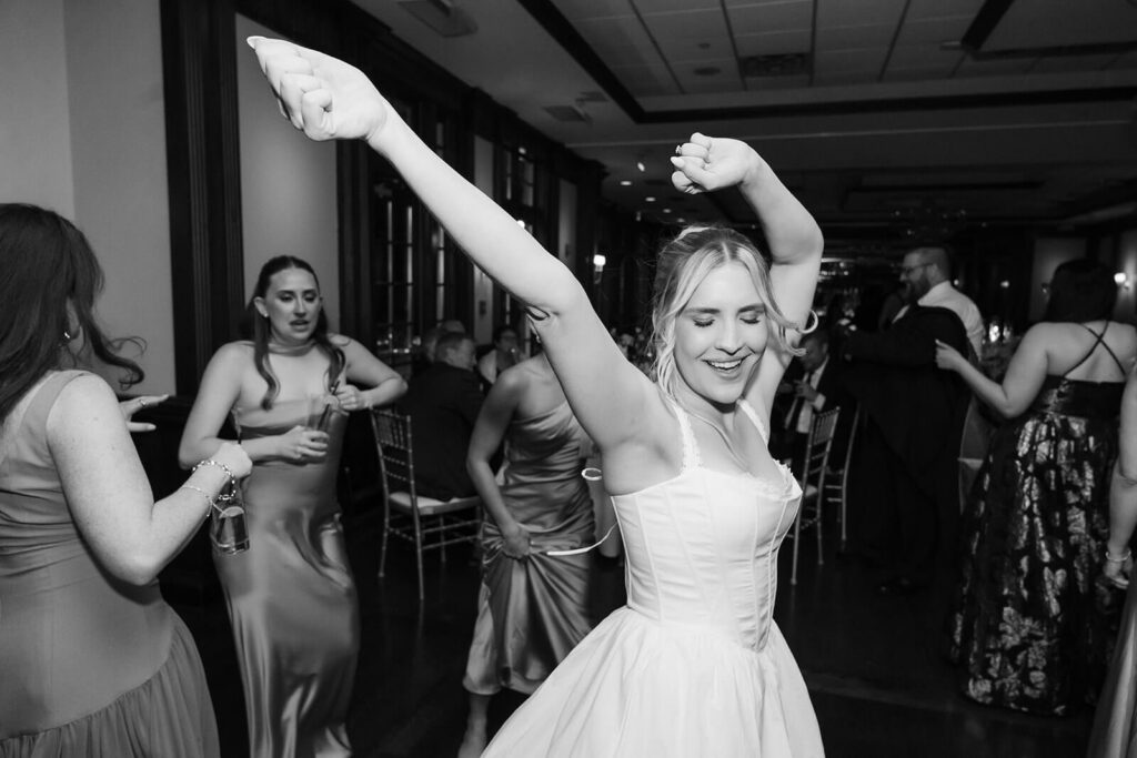 Wedding reception at the Mansion at Oyster Bay. Photo by OkCrowe Photography.