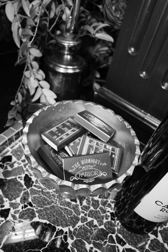 After party in the Midnight Room speakeasy at the Mansion at Oyster Bay. Photo by OkCrowe Photography.  