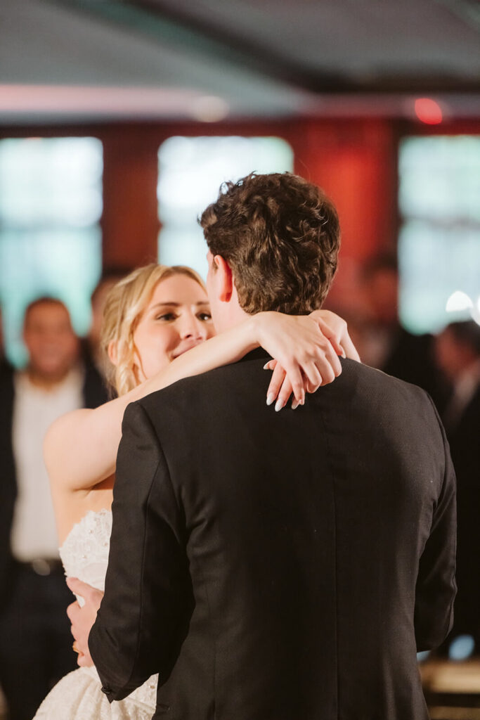 Wedding reception at the Mansion at Oyster Bay. Photo by OkCrowe Photography.