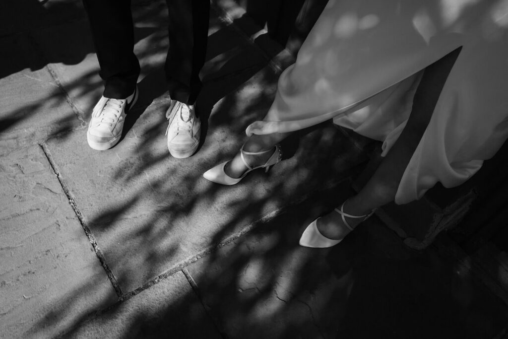 Bride and groom portraits at the 33 Seaport Hotel. Photo by OkCrowe Photography.