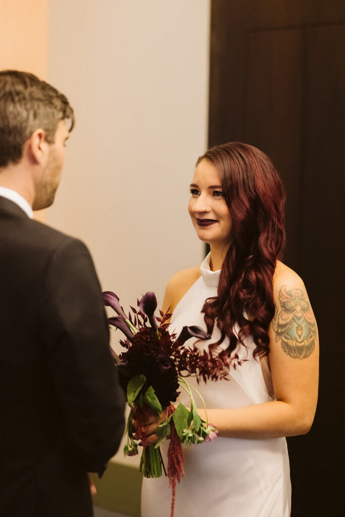 Courthouse ceremony at the NYC Courthouse. Photo by OkCrowe Photography.